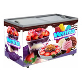 Adesivo Freezer Sorveteria Açai Picolé 120x80x70 Mod304