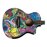 Adesivo Guitarra Color Skin Cgw 03 Violao Baixo