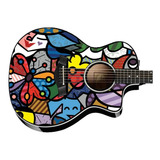 Adesivo Guitarra Color Skin Cgw 07 Violao Baixo Romero Brito