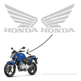 Adesivo Honda Asas Tanque Cbf Hornet Cb Cg Titan Prata - Par