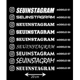 Adesivo Instagram - Kit Com 4