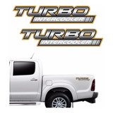 Adesivo Intercooler Para Toyota Hilux Turbo