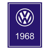 Adesivo Interno Vw Ano 1968 Volkswagen Carro Antigo Fusca