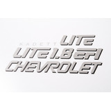 Adesivo Jogo Chevrolet Kadett Lite 1.8 Efi Prata Kdtlt4
