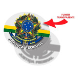 Adesivo Justiça Federal P/ Aplicação Em Vidro