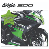 Adesivo Kawasaki Ninja300 Edição Limitada Material