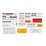 Adesivo Kit Etiquetas Advertência Cofre Motor Ranger Stx