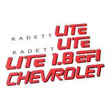 Adesivo Kit Jogo Chevrolet Kadett Lite 1.8 Efi Kdtlt1