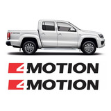 Adesivo Lateral Volkswagen Amarok 4 Motion Black Piano