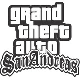 Adesivo Logo Logotipo Gta San Andreas