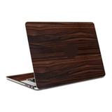 Adesivo Madeira Escura Compatível Macbook Pro 13 Model A1278