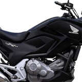 Adesivo Moto Honda Nc 750x 2011/2016 Emblema Prata Refletivo