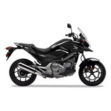 Adesivo Moto Honda Nc 750x 2011/2016 Emblema Prata Refletivo