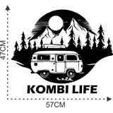 Adesivo Motorhome Kombi Life Montanha Van Caminhonete Mot31