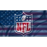 Adesivo Nfl Football Bandeira Usa- Art & Decor 30 Cm X 42 Cm