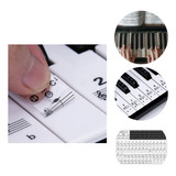 Adesivo Notas Musicais Teclado Piano Iniciantes E Crianças