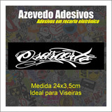 Adesivo Osascorte Para Moto Capacete Etc.