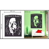 Adesivo Papel Parede Bob Marley Reggae