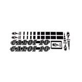 Adesivo Para Bicicleta Caloi 10 Preto Frete Grátis