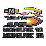Adesivo Para Bicicleta Monark 10 Super
