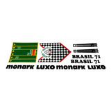 Adesivo Para Bicicleta Monark 71 Monark Luxo Frete Grátis