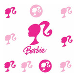 Adesivo Para Carro Kit Barbie 10un Hilux Jeep Decoração Moto