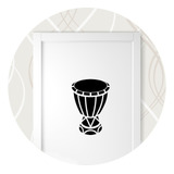 Adesivo Para Porta Tambor Atabaque Percussão