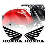 Adesivo Para Tanque De Moto Honda Simbolo Logo Asa Universal