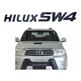 Adesivo Parachoque Toyota Hilux Sw4 Preto
