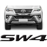 Adesivo Parachoque Toyota Hilux Sw4 Preto Resinado Preto