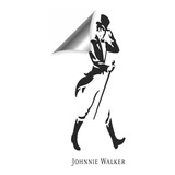 Adesivo Parede Porta Antigo Vintage Johnnie Walker 40x100 Cm