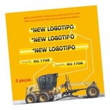Adesivo Personalizado Motoniveladora Rg170b + Etiquetas