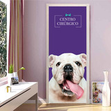 Adesivo Porta Centro Cirúrgico Pet Shop