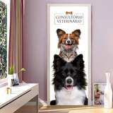 Adesivo Porta Pet Shop Consultório Veterinário