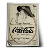 Adesivo Propaganda Antiga Coca Cola Auto