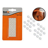 Adesivo Protetor Anti Impacto Bater Maçaneta Porta 24pçs 8mm