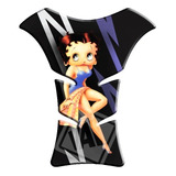 Adesivo Protetor Tanque Honda Yamaha Feminino Betty Boop 4