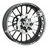 Adesivo Refletivo De Roda Friso Moto Honda Cb 500f 8 Logos