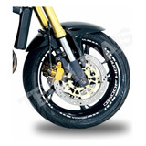 Adesivo Refletivo De Rodas Friso Moto Honda Cb 600 F Hornet