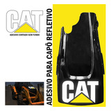 Adesivo Refletivo Para Capô Caterpillar 416e Para Tratores Cor Branco