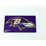 Adesivo Resinado Baltimore Ravens Nfl 9x5 Cm
