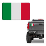 Adesivo Resinado Bandeira Italia Carro Moto
