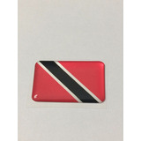 Adesivo Resinado Da Bandeira De Trinidade