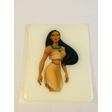 Adesivo Resinado Disney Pocahontas 9x7 Cm