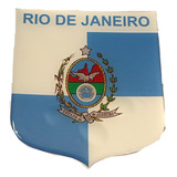 Adesivo Resinado Escudo Da Bandeira Do Estado Do Rio Janeiro