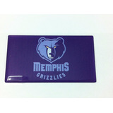 Adesivo Resinado Memphis Grizzlies Nba 9x5 Cm