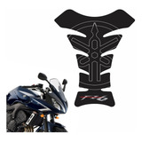 Adesivo Resinado Protetor De Tanque Tank Pad Fazer Fz6 17097 Cor Preto