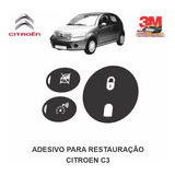 Adesivo Restauração Painel C3 Kit Para 3 Botões Alerta