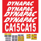 Adesivo Rolo Compactador Dynapac Ca15 Ca 15 Kit Completo 