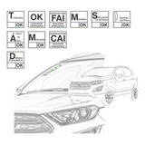 Adesivo Selo Etiqueta Parabrisa Ford New Ecosport Fiesta Ka